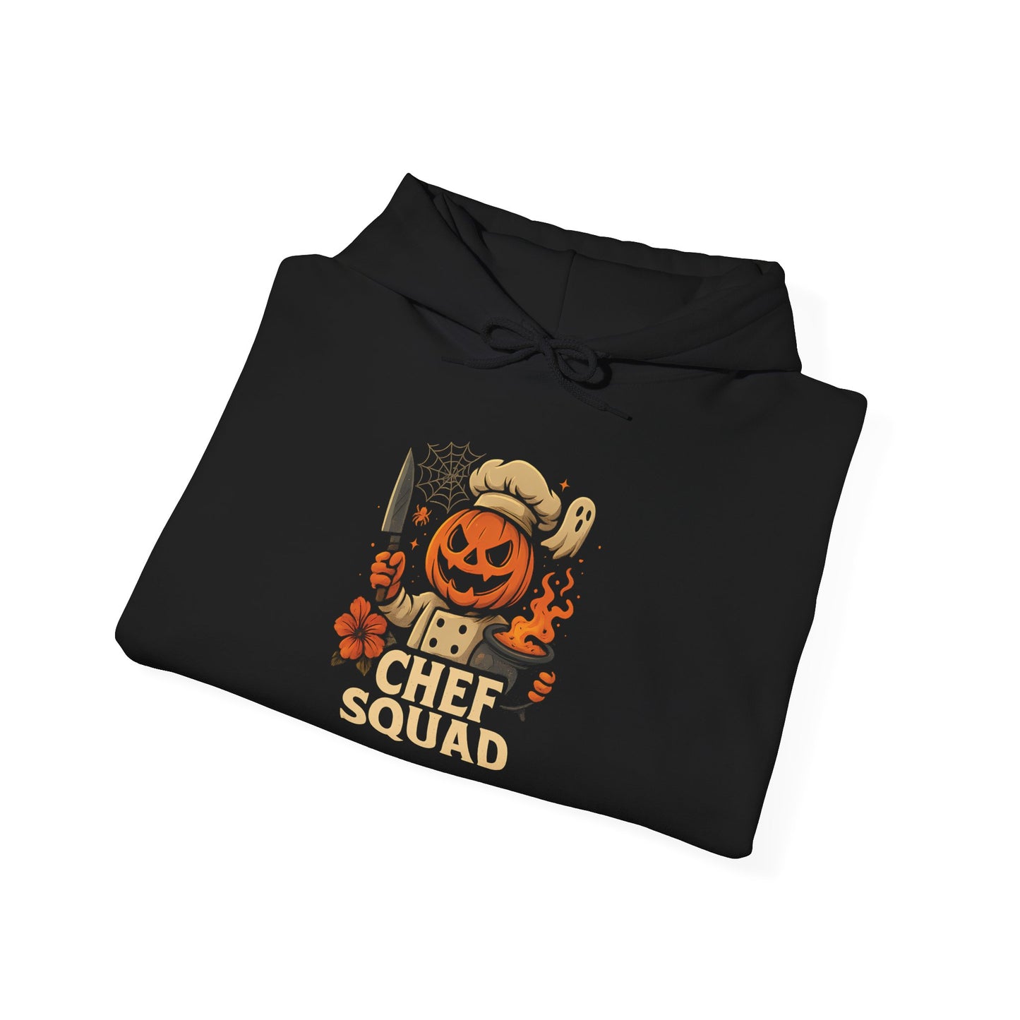 Halloween Chef Squad Hoodie - Cozy Fall Sweatshirt for Culinary Lovers, Autumn Gift, Kitchen Fun, Halloween Party Attire, Unisex