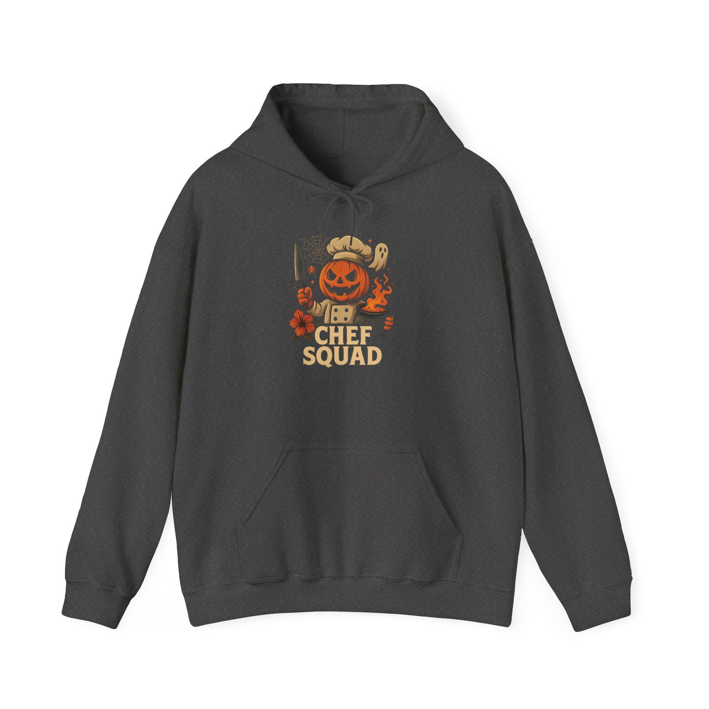 Halloween Chef Squad Hoodie - Cozy Fall Sweatshirt for Culinary Lovers, Autumn Gift, Kitchen Fun, Halloween Party Attire, Unisex